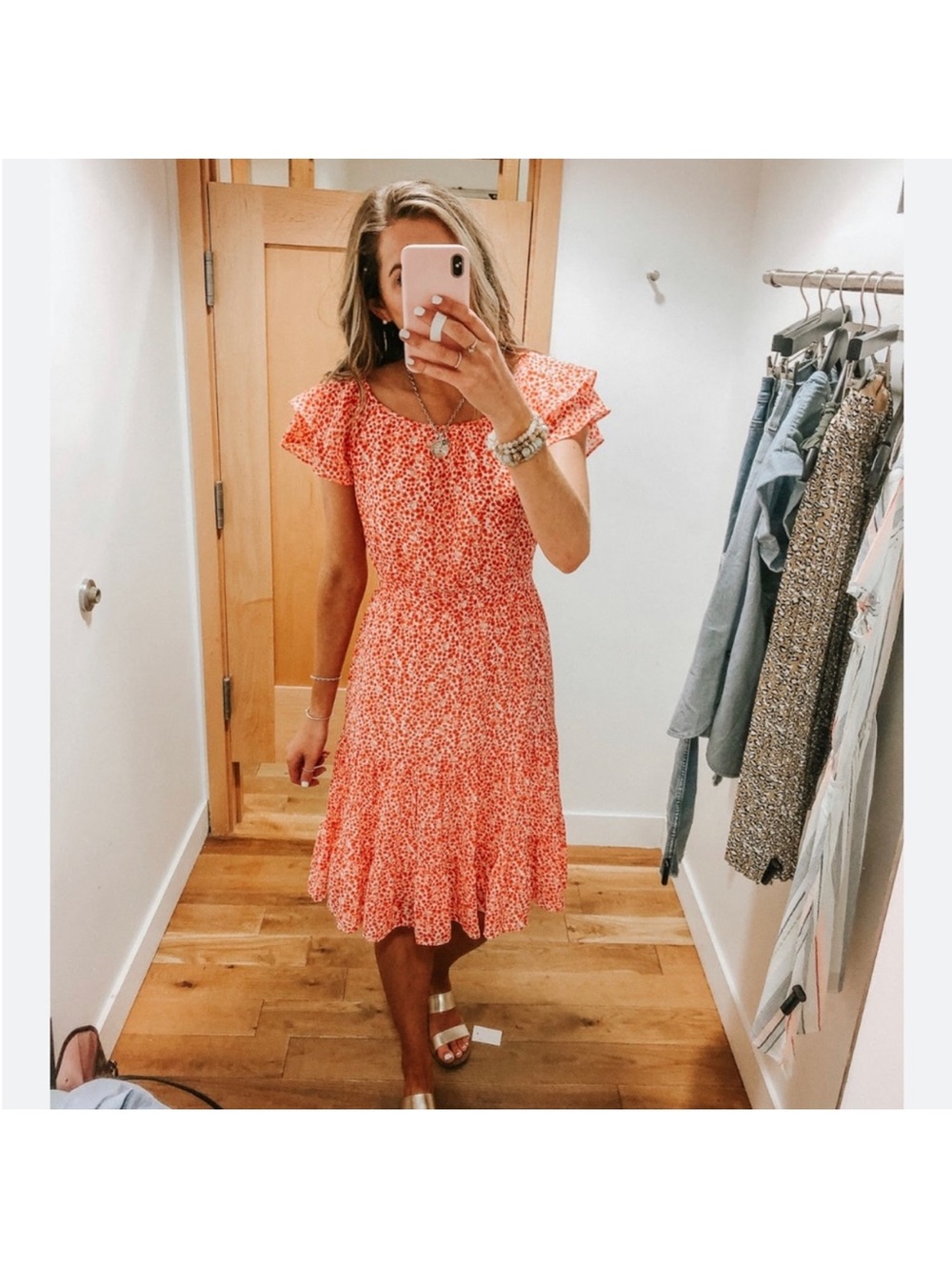 NWT J Crew Ruffle Sleeve Sundress